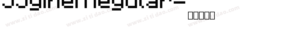 SJyihei Regular字体转换
